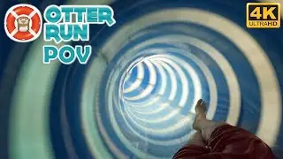 Otter Run POV (4K 60FPS), Great Wolf Lodge Poconos Body Slide | Non-Copyright