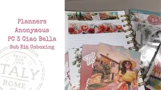Planners Anonymous || Post Cards 3 Subscription kit || Caio Bella Unboxing