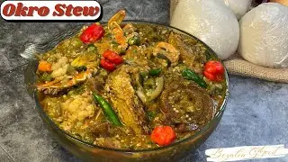 OKRO STEW|| You WON&rsquo;T Stop Making this Okro Stew - So Delicious|| How to make Okro Stew