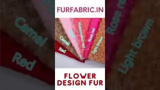 # shorts Floral Flower Fluffy Fabric Rose Faux Fur Material Upholstery Craft Background 100160CM