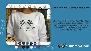 Top Pit Crew Racing Car T-Shirt