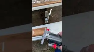 Fascia repair, tool needed to cut groove in the fascia board.