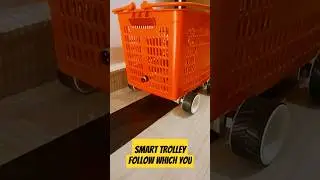 RFID Based Smart Trolley Which Follows Your Steps | Shorts