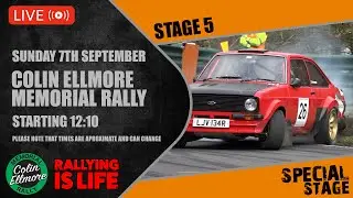 LIVE! Colin Ellmore Memorial Rally 2025 - Stage 5