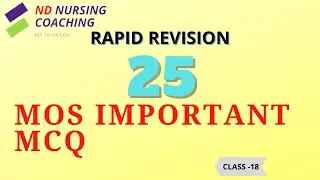 MOST REPEATING QUESTIONS IN NURSING|( RAPID REVISION -18)  @ND Nursing coaching ​