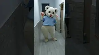 костюм Медведь Ursuleț mascota Chisinau
