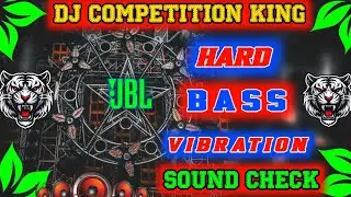 ONLY Hard Vibration #New dj competition sound check #hard bass vibration #dj song mix #gana Babu 