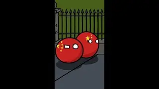 The rise of zombie in China day 3#shorts #day3  #countryballs #zombies