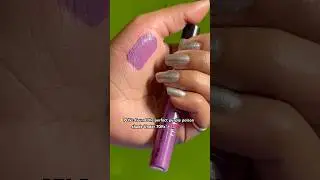 Swatching Prettiest purple poison shade under 70Rs ✨💄 #lipstick #makeup #shorts