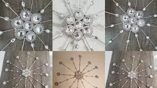 Glam Bling SunBurst Wall Decor Plastic Bottle Caps Craft Flippin Friday Sep 2020 Challenge