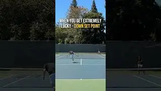 Net was the perfect height 🙂&zwj;↕️ #tennis #shorts #tennishighlights #usta