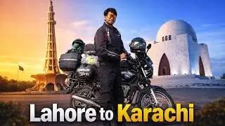 Lahore to Karachi on Bike | 3 Days, 1,250 km Through Fog, Multan, Sukkur & M9 Motorway