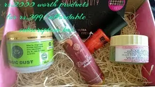 Ellish box August 2018/products worth RS.2000+ @399/free shipping/unboxing in tamil