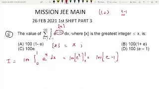 L50 MISSION JEE MAIN : 26 FEB 2021 1st Shift Part 3 | PYQs of JEE Main | Strategy for JEE M | iML