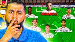 How Real Madrid Will Lineup WITH and WITHOUT Kylian Mbappe