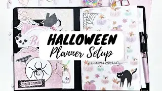 Halloween planner set-up in my B6 traveler's notebook!