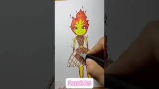 Elemental characters Fire and Water #fire #water #elemental #drawing #coloring #trending #viralvideo