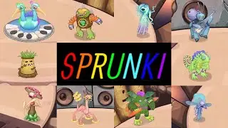 Sprunki Horror Theme but with 50 My Singing Monsters