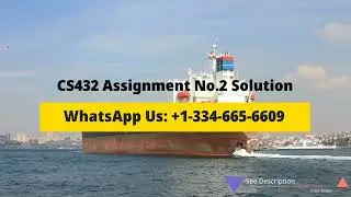 CS432 Assignment No. 2 Solution Fall 2022 - 2023