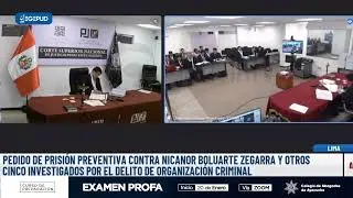 Audiencia de prisión preventiva contra Nicador Boluarte | Delito de organización criminal