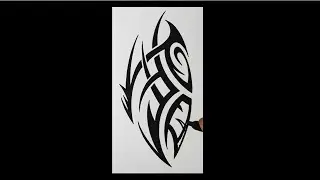 How to Draw Tribal Tattoo Design Patterns