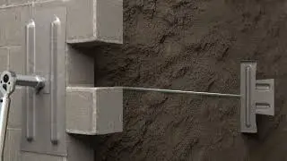 How GeoLock&reg; Wall Anchors Stabilize Bowing or Cracked Foundation Walls - 3D Animation
