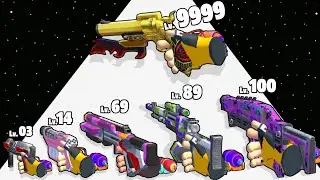 Weapon Craft Run - Level Up Weapon Max Level Gameplay 