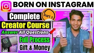 Born On Instagram Course Kaise Complete Karen | Born On Instagram Exam Answer | Boi Full Course