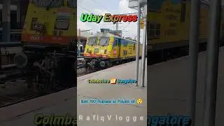 Coimbatore 🔁 Bangalore 🚂 Uday Express Just 190 Rupees la Budget ah Bangalore Travel Panalam ah 😲!!