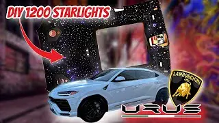 КАК УСТАНОВИТЬ ОПТОВОЛОКОННЫЕ ФАРЫ STARLIGHT В LAMBORGHINI URUS!!! (ЛЕГКО СДЕЛАТЬ СВОИМИ РУКАМИ)