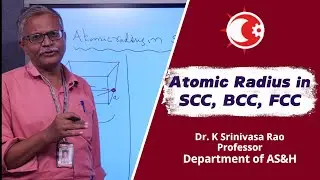 Lecture: 12 | Atomic Radius Derivation for Crystal Structures | SCC, BCC, FCC | Engineering physics