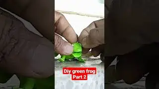 diy green frog part 2 #diy #greenfrog #clayart #viral #shorts #amazingclayideas #clayvedio #clayclay