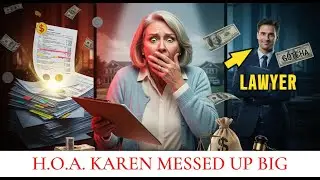 HOA Karen Takes $43K in BRIBES - Lawyer Neighbor ENDS Her Career & Files CHARGES