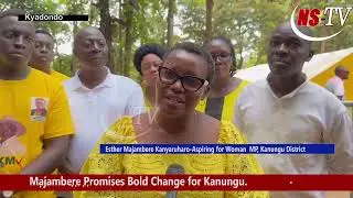 Esther Majambere Returns Nomination Forms, Promises Bold Change for Kanungu.