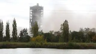 3. Schornsteinsprengung Stockstadt a. Main