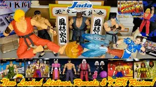 New Jada Toys Street Fighter II Leaked Listings, Wave 3 Box Reveals & KEN Review!