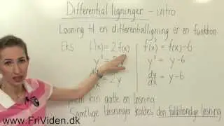 Differentialligninger - introduktion