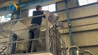 Pin mill for grinding fennel powder #fennel 