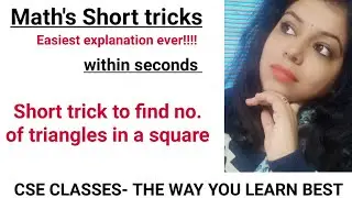 Triangle counting trick | Math's short tricks for fast calculation |Lec-03|Abhideep Online Education
