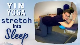 ИНЬ-ЙОГА для РАСТЯЖЕНИЯ перед сном | Йога перед сном 🌙
