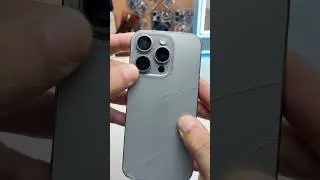 Quick and Easy iPhone 15 Pro Broken Back Glass Replacement #iphonerepair