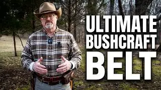 Ultimate Leather Bush Belt for the Ultimate Woodsman