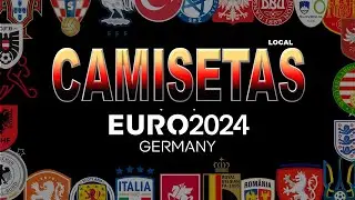 CAMISETAS DE LOCAL DE LA  EUROCOPA 2024