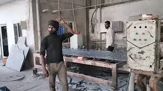 Granite polishing machine 