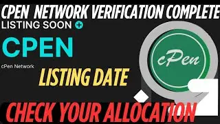 CPEN NETWORK TOKEN ALLOCATION|HOW TO CHECK YOUR ALLOCATION|DON'T MISS OUT