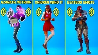 These Legendary Fortnite Emotes Have The Best Music #27 Chicken Wing, Lil' Octane, Boots 'n' Cats