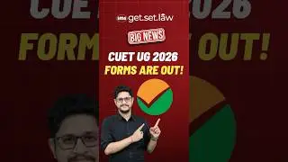 🚀 CUET UG 2026 FORMS ARE OUT! 🚨#cuetugprep #cuetug2026