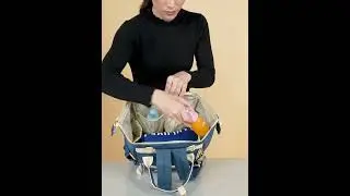 PackNBuy Stylish Premium Multi Purpose Diaper Bag for Mothers Mom Travel Backpack (Blue)