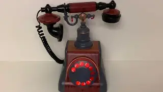 Gemmy-Prototype/Sample-Wood Finish Haunted Hotel Telephone (FOR SALE)