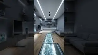 Modern Futuristic Living Room Transformation